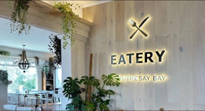 Rothesay Bay Eatery feature wall
